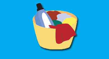 Designated spots for washing clothes